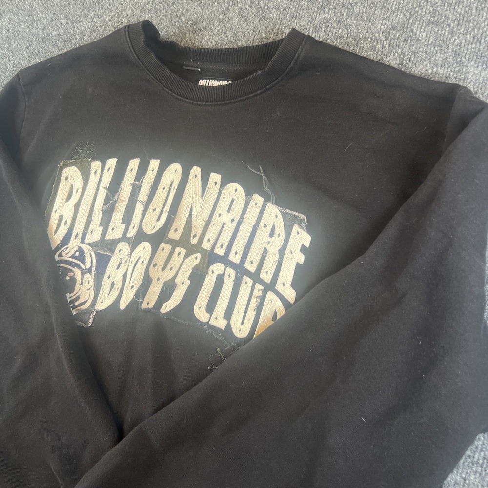Billionaire Boys Club Arch Logo‎ Embroidered Oversized XL Sweatshirt Astro Y2K